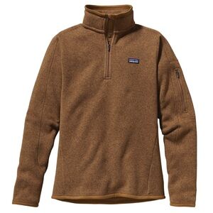 Patagonia better sweater 1/4-Zip Pullover nest brown size L
